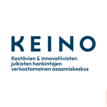 KEINOn logo kuvapohjalla