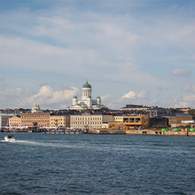 Helsinki mereltä katsottuna