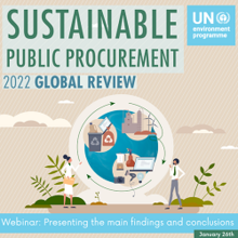 Sustainable Public Procurement Global Review -webinaarin mainos