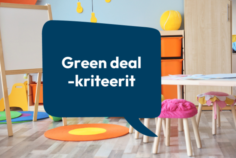 Green deal -kriteerit